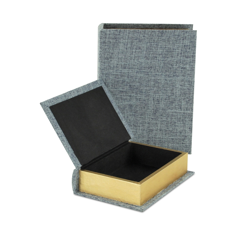 Canter Isle Linen Book Box Set - Light Blue