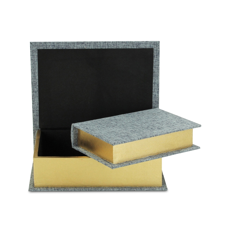 Canter Isle Linen Book Box Set - Light Blue