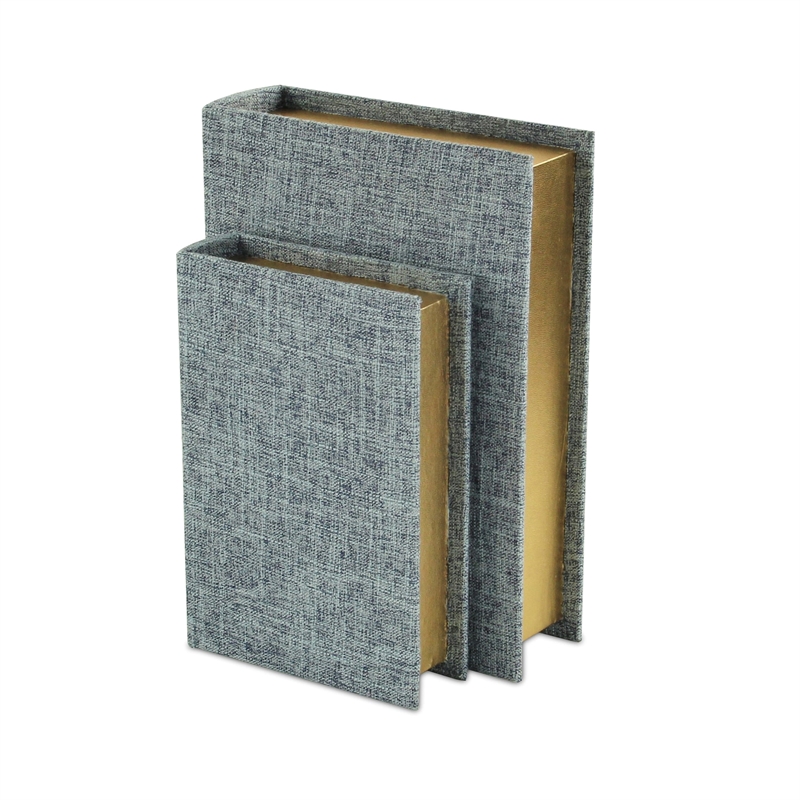 Canter Isle Linen Book Box Set - Light Blue