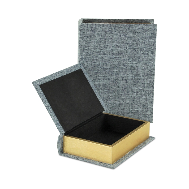 Canter Isle Linen Book Box Set - Light Blue