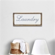 Colista Elegant Laundry Wall Sign - White