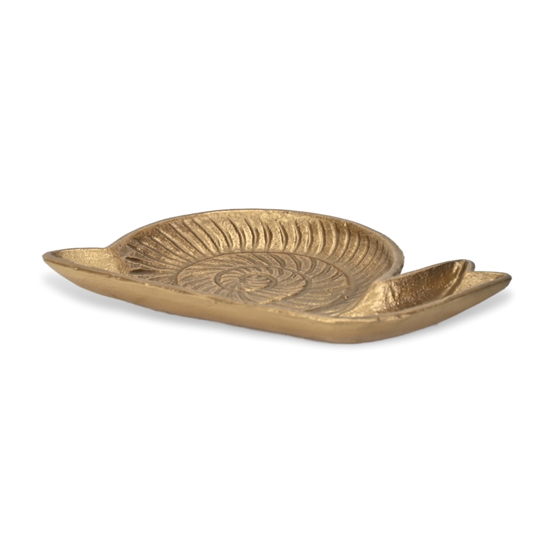Verdor Golden Snail Cast Iron Catchall Tray