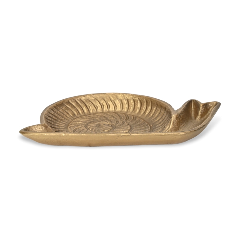 Verdor Golden Snail Cast Iron Catchall Tray