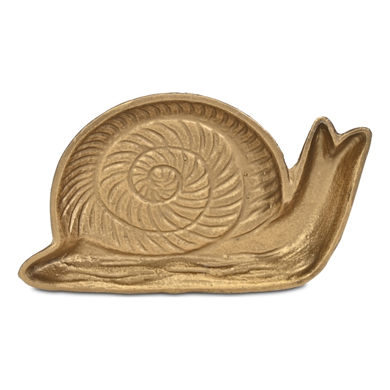 Verdor Golden Snail Cast Iron Catchall Tray