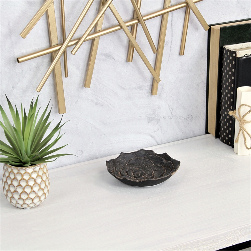 Ellis Cast Iron Table Decor - Lotus - Small