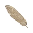 Eben Cast Iron Feather Table Decor - Gold