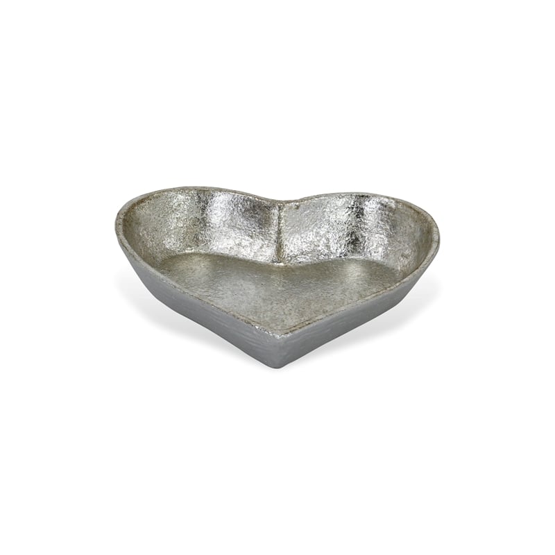 Isano Silver Cast Iron Catchall Dish - Heart