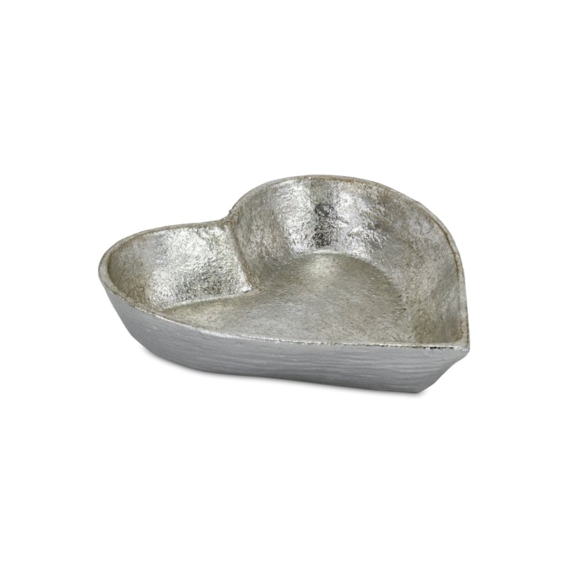 Isano Silver Cast Iron Catchall Dish - Heart
