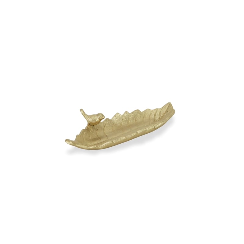 Elena Golden Cast Iron Leaf Tray