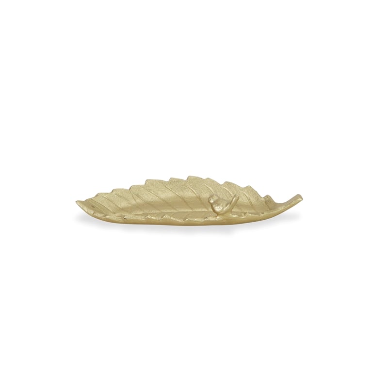 Elena Golden Cast Iron Leaf Tray