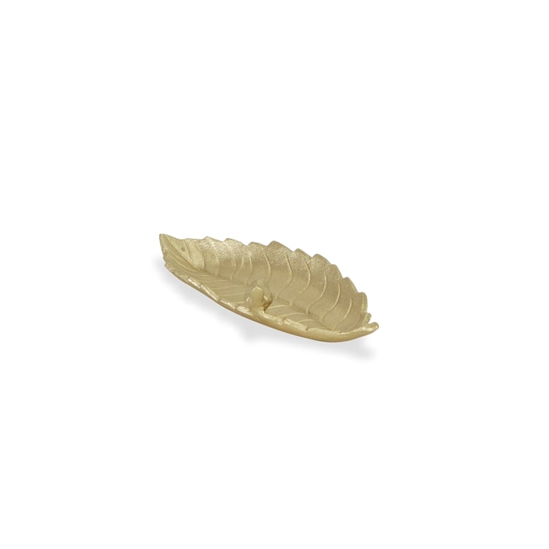 Elena Golden Cast Iron Leaf Tray
