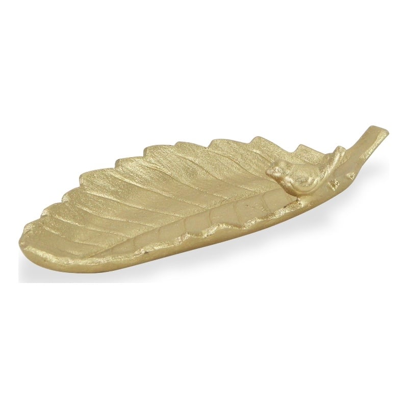 Elena Golden Cast Iron Leaf Tray