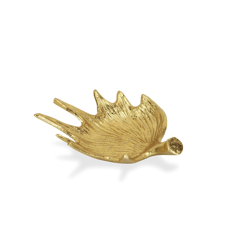 Widal Golden Cast Iron Antler Decor Dish