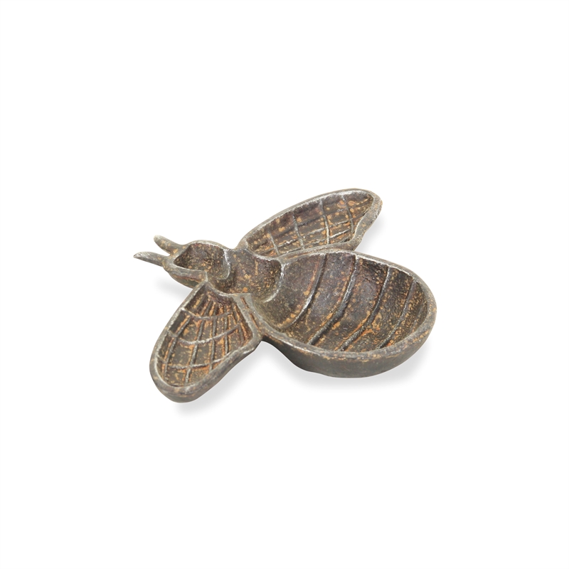 Roven Cast Iron Bumble Bee Dish - Black