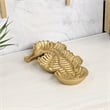 Ceili Golden Cast Iron Sea Horse Tray