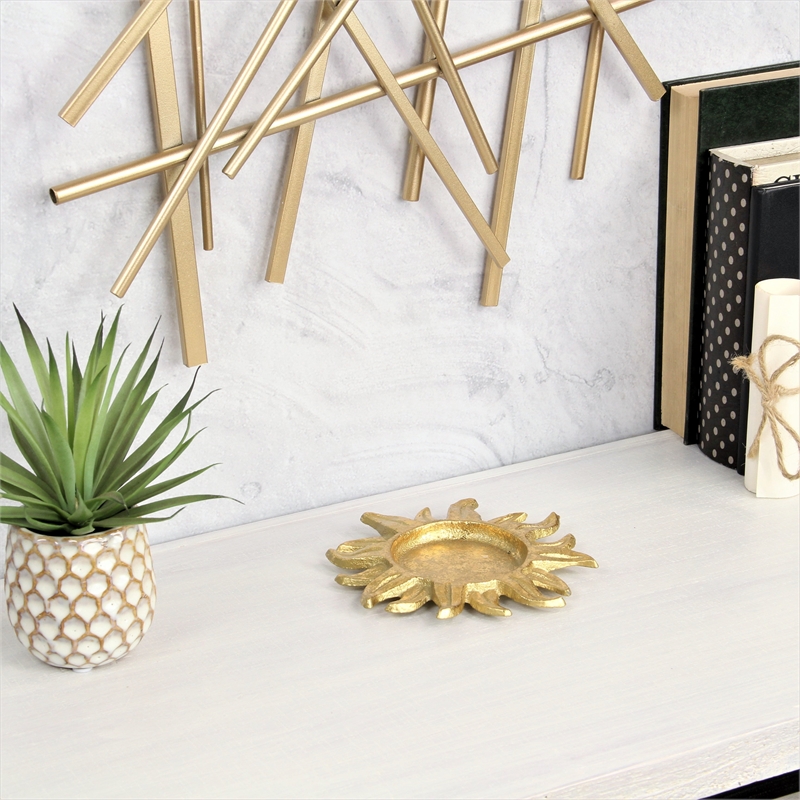 Patia Sun Burst Cast Iron Decor