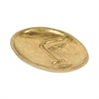Roven Cara Golden Cast Iron Abstract Face Dish