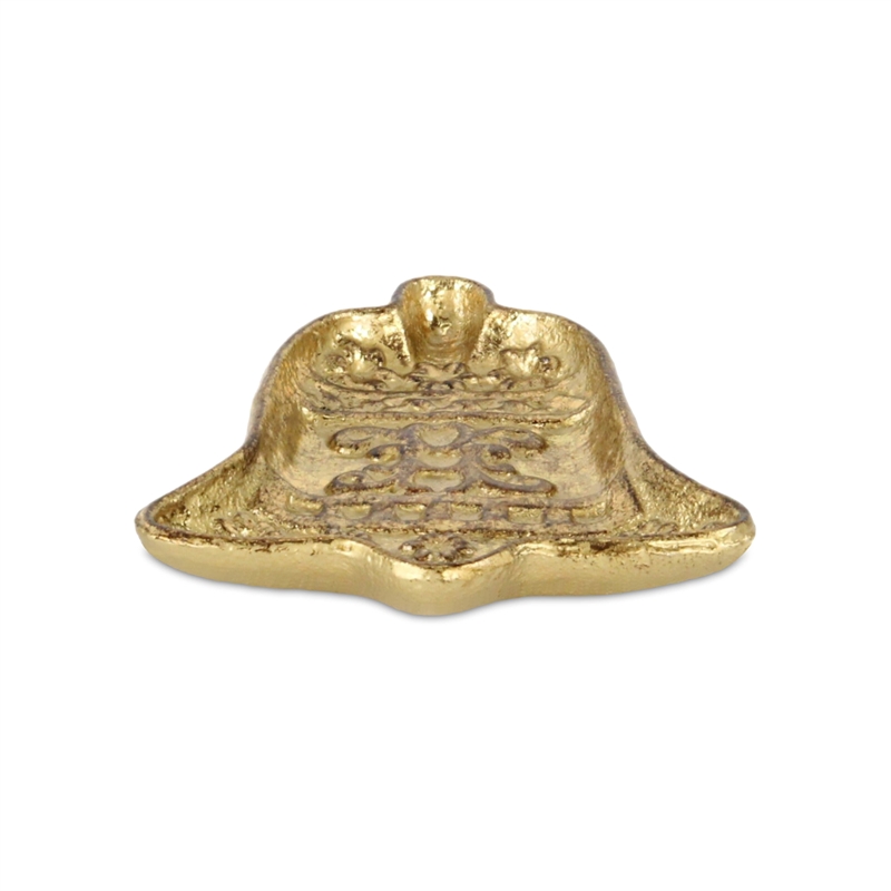 Christmas Bell Cast Iron Gold Catchall Dish