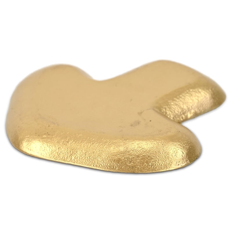 Cressida 7 Inch Cast Iron Mushroom Catchall Dish - Gold