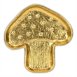 Cressida 7 Inch Cast Iron Mushroom Catchall Dish - Gold