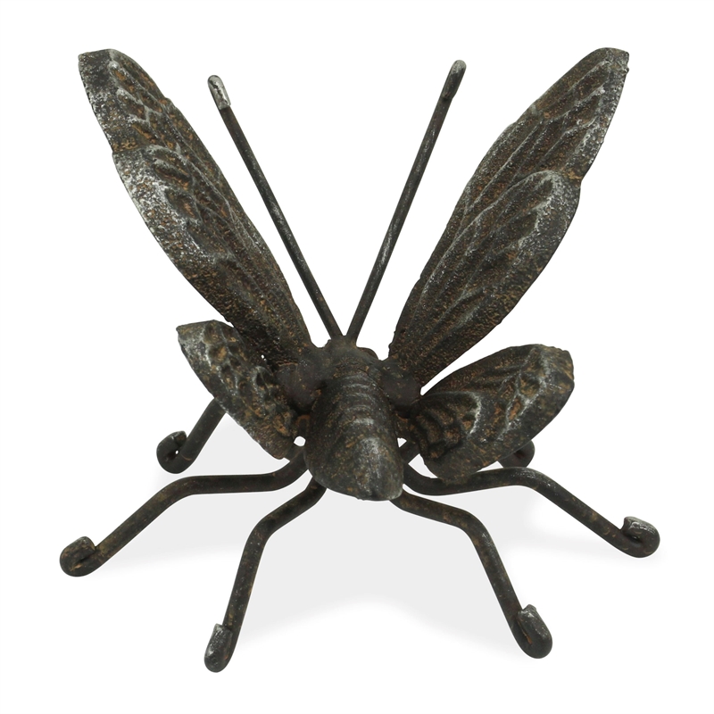 Selina Rustic Cast Iron Butterfly