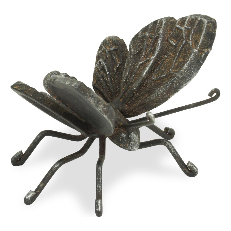 Selina Rustic Cast Iron Butterfly