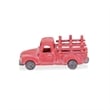 Menica Rustic Cast Iron Red Truck Decor