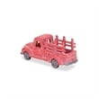 Menica Rustic Cast Iron Red Truck Decor