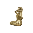 Ceili Golden Cast Iron Mermaid Statue