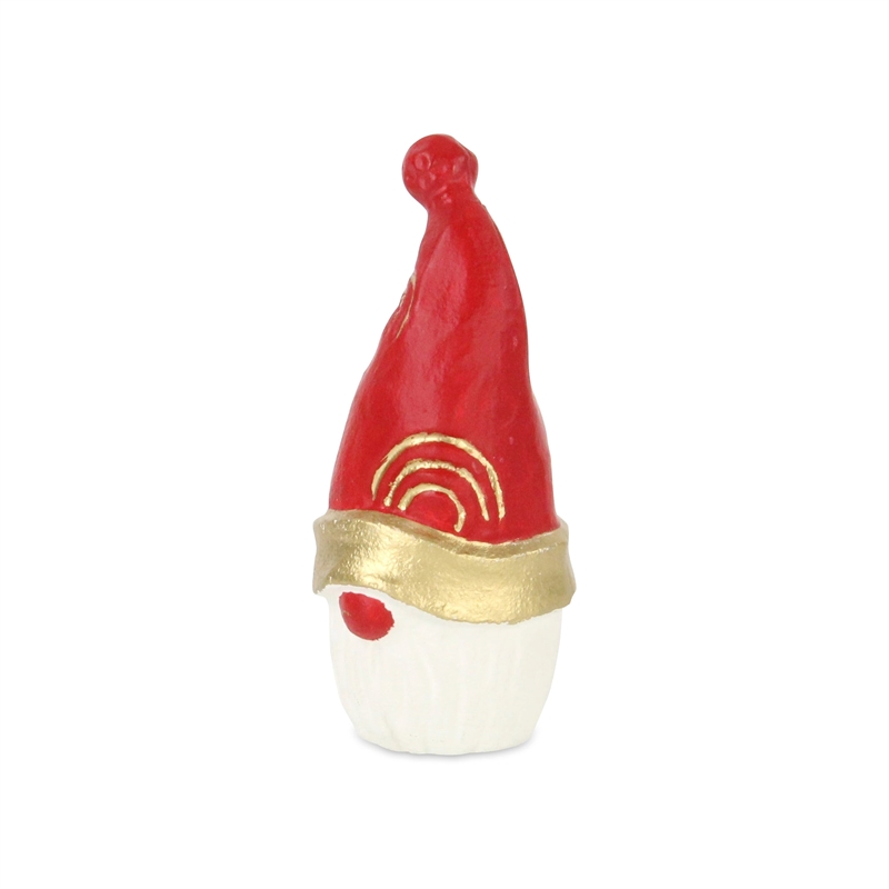 Santa Gnome Cast Iron Table Decor - Large