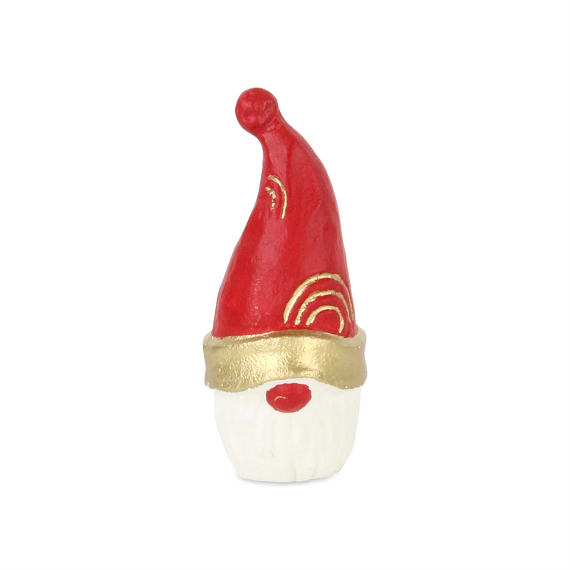 Santa Gnome Cast Iron Table Decor - Large