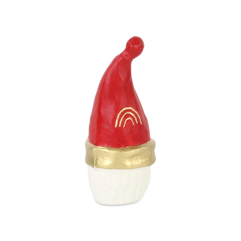 Santa Gnome Cast Iron Table Decor - Large