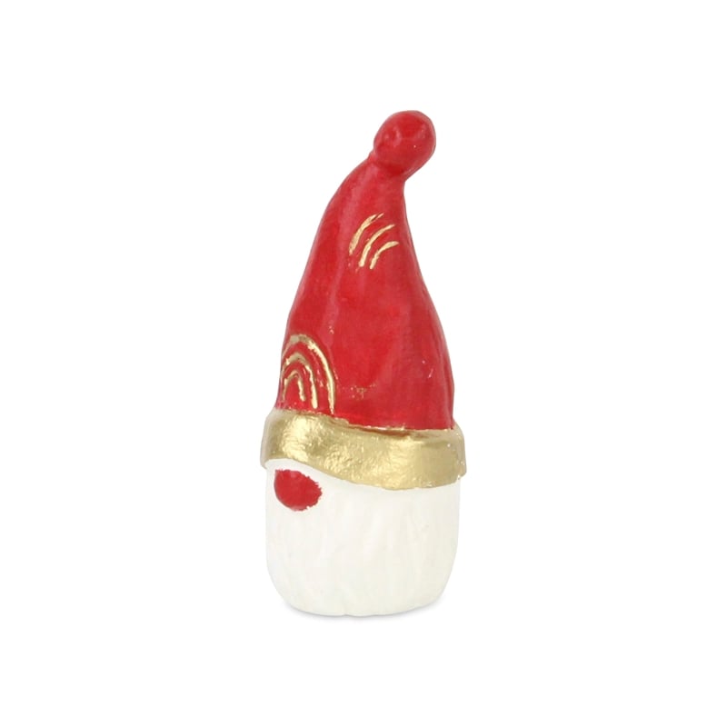 Santa Gnome Cast Iron Table Decor - Small