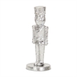 Clara Silver Cast Iron Nutcracker Figurine - Large