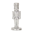 Clara Silver Cast Iron Nutcracker Figurine - Large