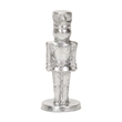Clara Silver Cast Iron Nutcracker Figurine - Large