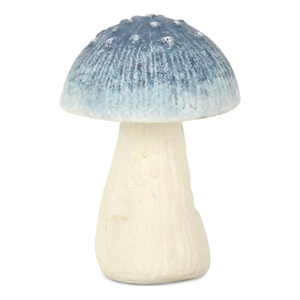 Hareton Cast Iron Blue & White Forest Fungi Decor