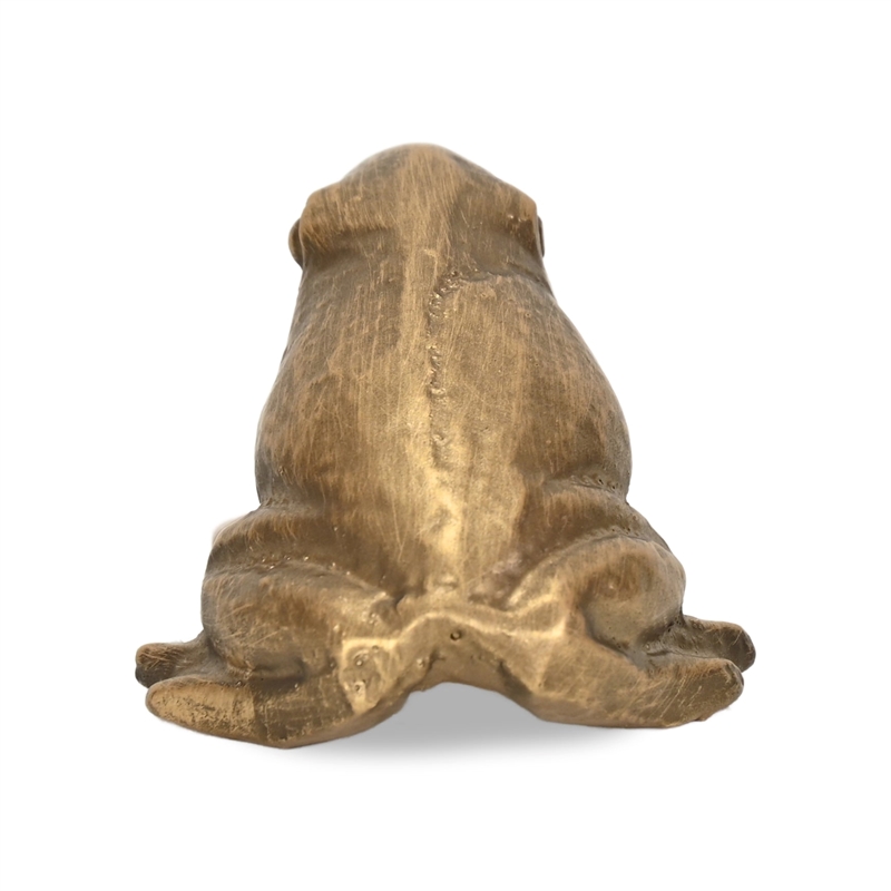 Verdor Golden Frog Cast Iron Decor