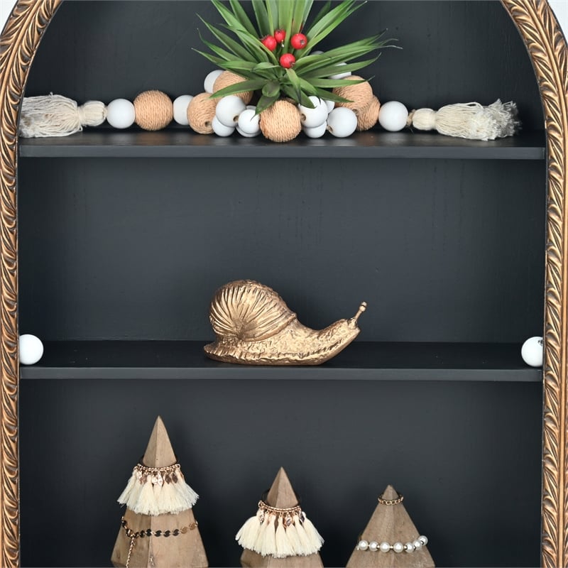 Verdor Golden Snail Cast Iron Decor