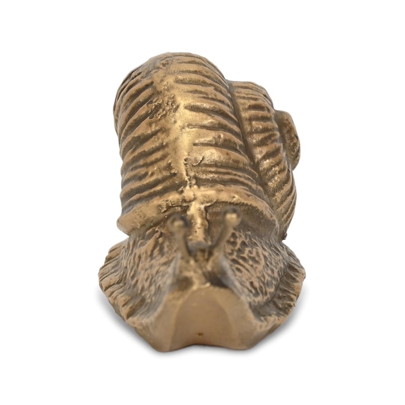 Verdor Golden Snail Cast Iron Decor