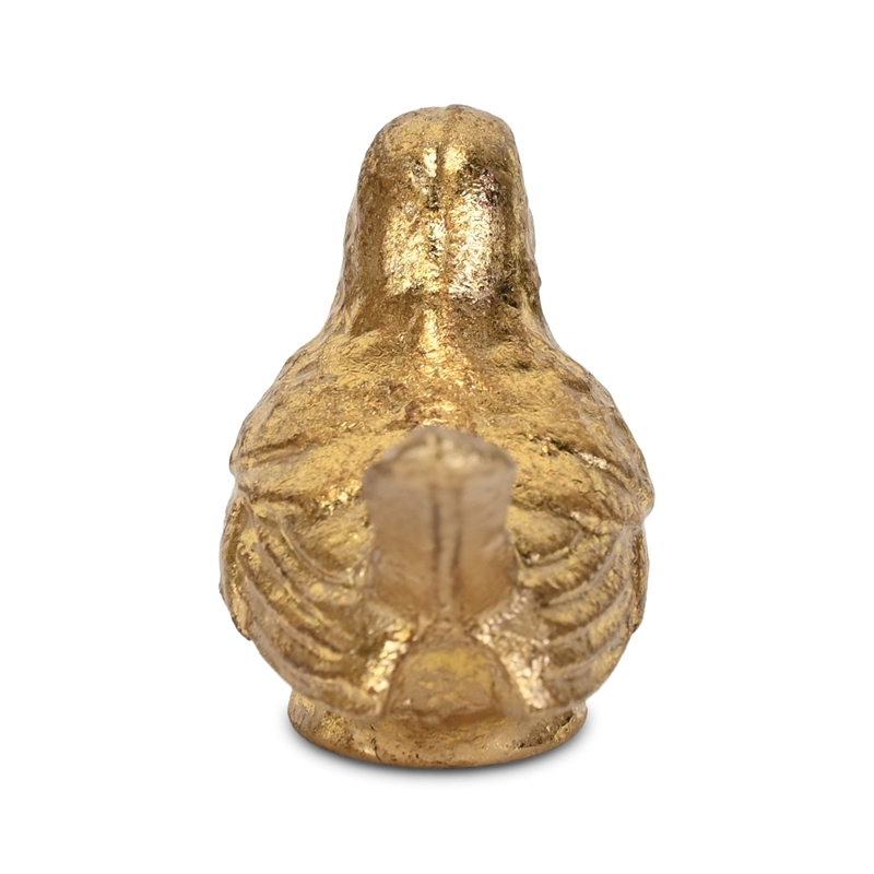 Verdor Golden Swallow Bird Cast Iron Decor