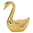 Thalassa 4.25 Inch Cast Iron Swan Figurine - Gold