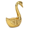 Thalassa 4.25 Inch Cast Iron Swan Figurine - Gold