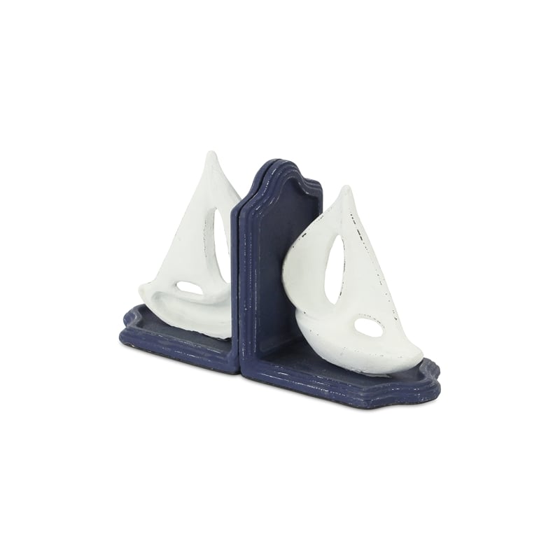 Ceili Cast Iron Sail Boat Bookends