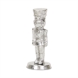 Clara Silver Cast Iron Nutcracker Figurine - Small
