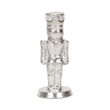 Clara Silver Cast Iron Nutcracker Figurine - Small