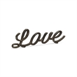 Amara Cast Iron Table Decor - Love