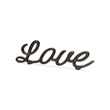 Amara Cast Iron Table Decor - Love