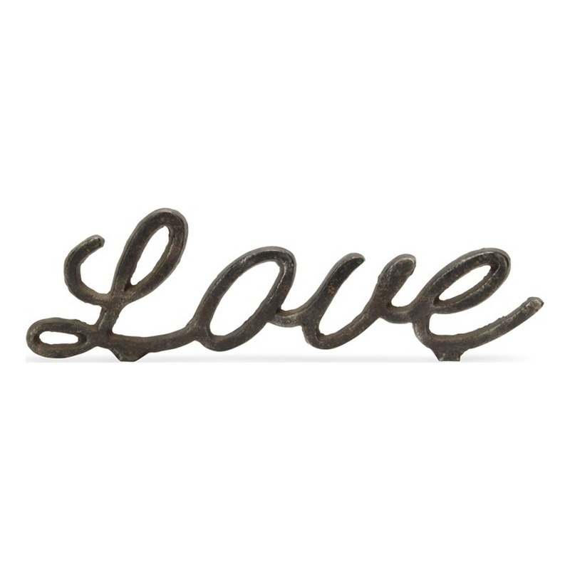 Amara Cast Iron Table Decor - Love