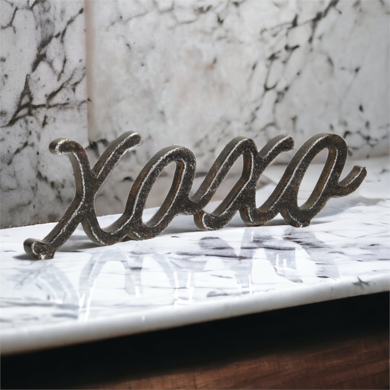 Milena Cast Iron Table Decor - XOXO